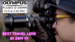 BEST Travel Lens 2019 Olympus MZuiko 12200mm  RED35 Review [upl. by Enerual]