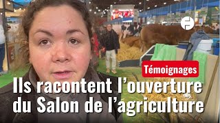 Salon de lagriculture  ils racontent le chaos de louverture [upl. by Ahslek]