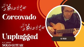 Corcovado AC Jobim  Acoustic Solo Guitar  Fingerstyle  Stanzani all solid archtop [upl. by Callum]