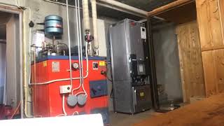 Installing heat pump Bergvarmepumpe Nibe [upl. by Htinnek363]