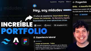 Cómo crear un Portfolio Web con Astro HTML CSS y TailwindCSS  Tutorial para principiantes [upl. by Nawek]