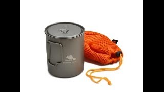 Toaks Titanium 750ml Pot Preview  The Outdoor Gear Review [upl. by Mayhew248]