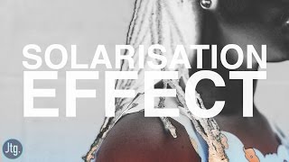 Photoshop Tutorial Solarized Photo Effect Solarisation [upl. by Ayaladnot]