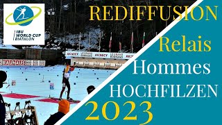 BIATHLON 2023 RELAIS HOMMES HOCHFILZEN 2023 [upl. by Otsuaf]