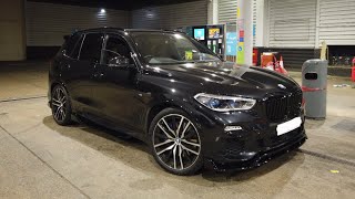 Bmw G05 X540i B58 standard take off and sound london [upl. by Crin214]