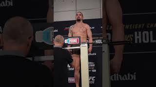 Robert Whittaker makes weight for UFC308 [upl. by Einolem933]