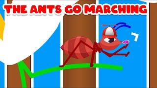 The Ants Go Marching One By One Song  Kids Songs  Baby Songs  Nursery Rhymes [upl. by Naval754]