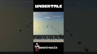 UNDERTALE  Bonetrousle part 7 Minecraft Noteblock shorts undertale papyrus deltarune [upl. by Everson378]