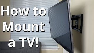 How to Properly Mount a TV to a Wall Step by Step [upl. by Otilegna]