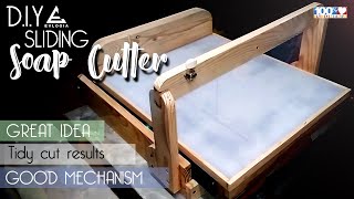 CARA MEMBUAT PEMOTONG SABUN GESER  mekanisme yang sempurna  DIY SLIDING SOAP CUTTER [upl. by Anigger898]