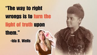 Ida B Wells Fearless Journalist and AntiLynching Crusader [upl. by Sillyhp]