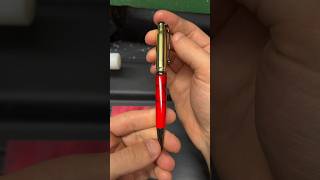 Acrylic and brass bullet pen in 30 seconds woodworking [upl. by Eissim]