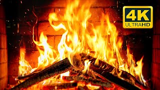 🔥 Cozy Fireplace 4K 12 HOURS Fireplace with Crackling Fire Sounds Crackling Fireplace 4K [upl. by Aisul221]