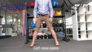 Foot exercises for calf strain  Melbourne Sports Chiropractor [upl. by Jair]