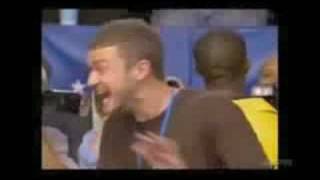 Justin Timberlake at ESPYS 2008 David Tyree Catch [upl. by Ahsilav]