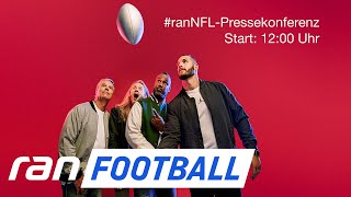 ranNFLPressekonferenz vor dem SaisonStart  mit dem EuropaChef der NFL Brett Gosper [upl. by Avrenim]