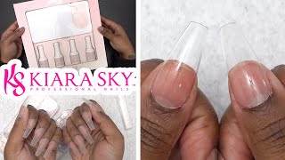 Testing Kiara Sky Gelly Tips Starter Kit so much better than apres [upl. by Heber]