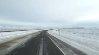 EB I80 road in WY after closing [upl. by Hamlani]