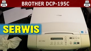 BROTHER DCP195C 🖨️ Serwis [upl. by Ahsemo]