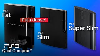 Qual o melhor modelo de PS3 Qual Comprar PS3 Fat Slim ou Super Slim Diferenças [upl. by Earlie]