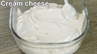 Homemade Cream Cheese Recipe  How to make Cream Cheese at Home [upl. by Lladnik]