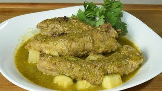 Costillas de Cerdo Deliciosas en Salsa Verde [upl. by Ellened]