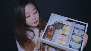 English ASMR Tea Time with traditional desserts 티타임과 다과 냠냠 즐거운 추석 보내세요 [upl. by Lladnor194]