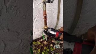 Replacing a gate valve with a ball valve shorts plumbing milwaukeetool [upl. by Callery392]