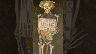 Mardi Gras legends are here at the Skeleton House in New Orleans for Halloween halloween shorts [upl. by Trebla]