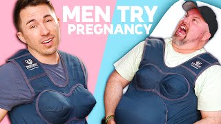 Men Try Pregnancy Empathy Bellies [upl. by Florie]