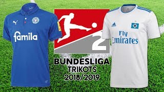 2 Bundesliga Trikots 201819 [upl. by Attekal]