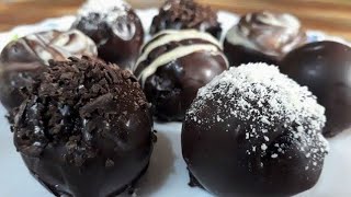 No bake oreo balls recipe  Oreo Dessert Recipe  christmas special [upl. by Runkle478]