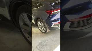 Audi Q4 etron side damage [upl. by Edyth]