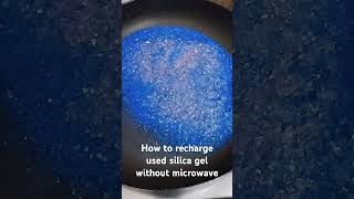 How to recharge used silica gel in 5 minutes music handmadeartist resin diy resin art [upl. by Hanforrd]