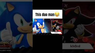 Funny duo😂 sonic soniccontent shadow duo sonicthehedgehog arem fyp viral [upl. by Wernick]