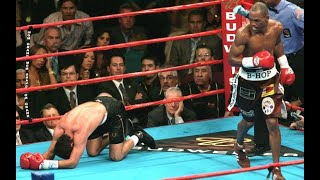 Oscar De La Hoya Knockout vs Bernard HopkinsFree Boxing [upl. by Janicki]