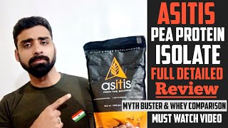 Asitis Pea Protein Isolate Indepth Review Whey vs plant protein Comparison By The Fit Marine [upl. by Jocko]