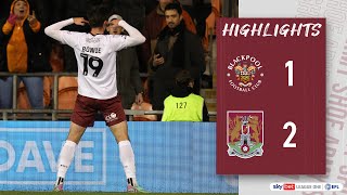 HIGHLIGHTS Blackpool 1 Northampton Town 2 [upl. by Nautna134]