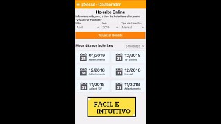 Como usar o aplicativo para holerite online de forma simples e rápida [upl. by Ydnyc]