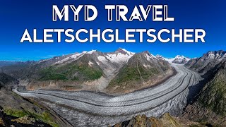 Aletschgletscher  Schweiz  MYD Travel  Folge 15 4K [upl. by Yrahcaz34]