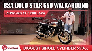 BSA Gold Star 650 l Biggest Single Cylinder 650cc Motorcycle At Rs 299 Lakh [upl. by Henn]