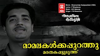 Mamalakalkkappurath  Ninamaninja Kaalpaadukal PB Sreenivas  P Bhaskaran  Malayalam Old song [upl. by Uchida]