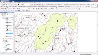 Watershed Delineation in GIS Very Easy Method [upl. by Imotas]