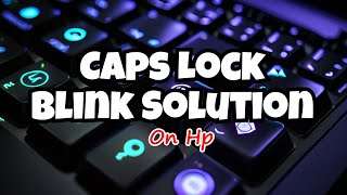 hp laptop caps lock blinking 3 times  msiinfotech [upl. by Ecinehs]