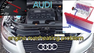 audi engine overheating problem  Audi A3 radiator fan not working [upl. by Kelsy]