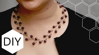 DIY sieraden maken met Kralenhoekje  Sjieke ketting met patroon [upl. by Leede]