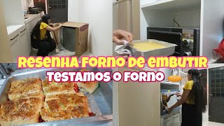 testando nosso forno elétrico nosso forno elétrico de embutir mueller decorato 44 litros chegou 🥳 [upl. by Yehc]