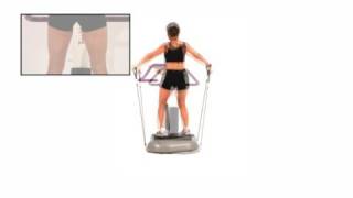 coach video exercice fitness musculation plateforme vibrante [upl. by Maxie]