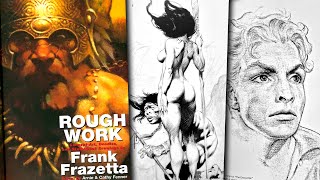 ROUGH WORK Frank Frazetta⚔️Concept Art Doodles and Sketchbook Drawings Book preview [upl. by Aikam]