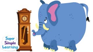 Hickory Dickory Dock  Super Simple Songs [upl. by Val]